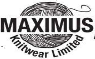 MAXIMUS KNITWEAR LTD.